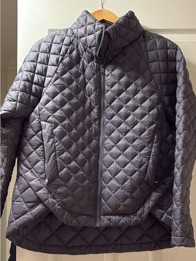 Athleta Quilted Puffer Jacket - purple